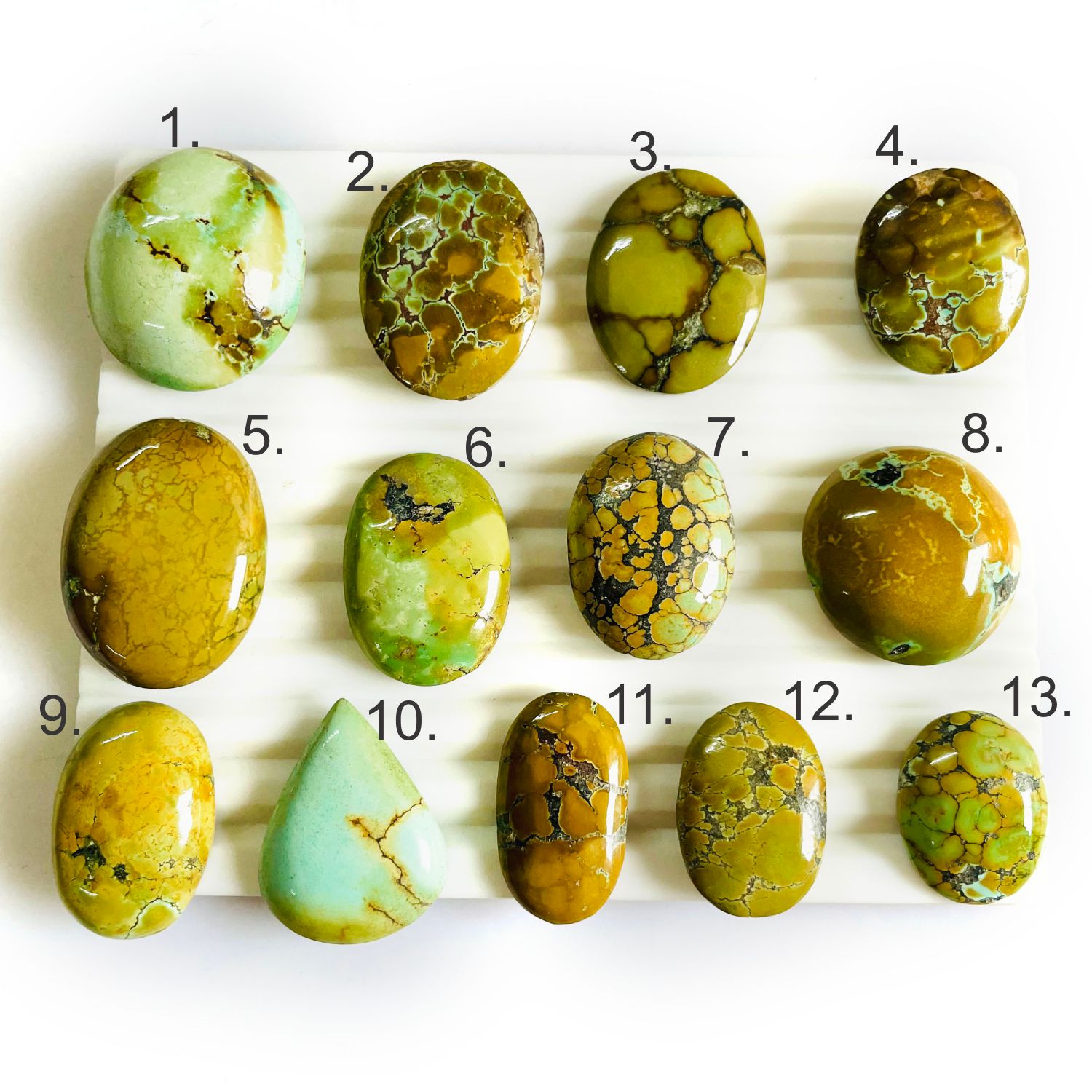 Vintage Tibetan Turquoise Cabochon | Natural Gemstone for Jewelry Making