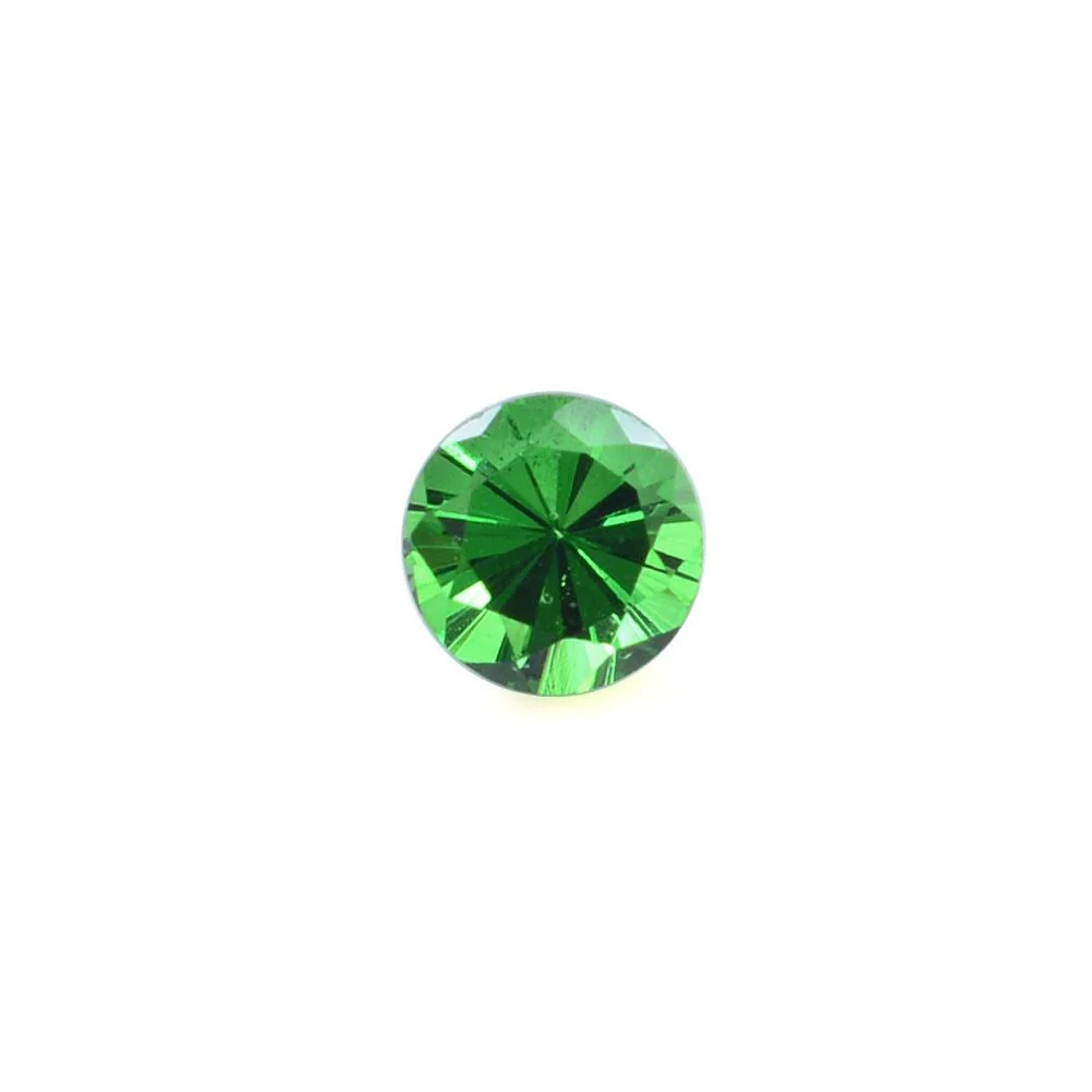 TSAVORITE DIAMOND CUT ROUND (AAA) 3.70MM 0.22 Cts.